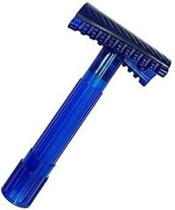 Maquinilla de Afeitar Clásica Slant Phantom Azul Accoutrements, Único, Estándar