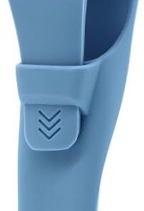 Funda de silicona para maquinilla de afeitar, organizador de accesorios de afeitado azul moderno para barba y bigote, funda protectora de viaje para maquinillas de afeitar, almacenamiento de baño sin
