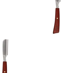 Healeved 2piezas Cortador De Manual Mango De Madera Afeitadora Para Afeitar y Recortar Cejas Para Casa y