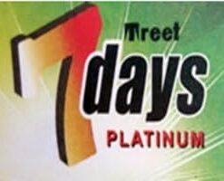 6 cuchillas de afeitar Treet 7 Days Platinum (1 paquete)
