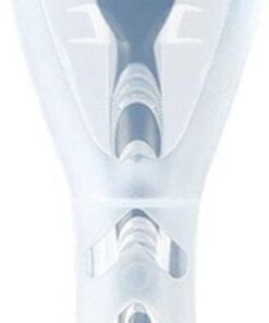 Funda de afeitar portátil de viaje, protector de plástico transparente, soporte manual y eléctrico
