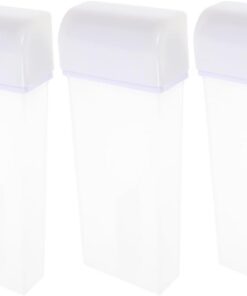 Hemobllo de Cera Depilatoria para Depilación Corporal 3 Botellas de Plástico Abs Dispensador Confiable para Viajes Adecuado para Principiantes y Uso Doméstico