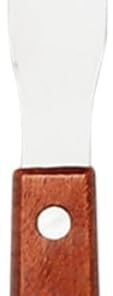 OUNONA Aplicador de Depilación Corporal Portátil, Espátula Depilatoria Mango de Madera y Acero Inoxidable, para Cera y Home
