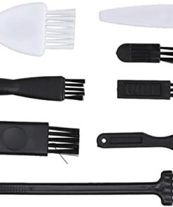Generic 8 cepillos de limpieza para afeitadora, mango ergonómico antideslizante para accesorios eléctricos y de computadora, con cepillo suave y agradable a la piel para limpieza de electrodomésticos