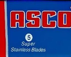 5 cuchillas de afeitar ASCO Super Stainless (1 paquete)