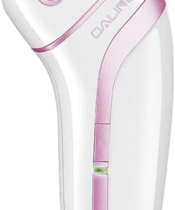 Depiladora de carga USB blanca y rosa para mujer, kit de depilación eléctrica, depiladora de pelo inalámbrica para mujeres con cabeza depiladora y cabezal de afeitadora, para cara, axilas, piernas
