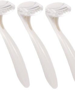 3 Piezas Mini Rasuradoras Manuales Portátiles para Mujer Recortadoras Faciales y Corporales Suaves Seco y Húmedo para Viaje y Cuidado Personal
