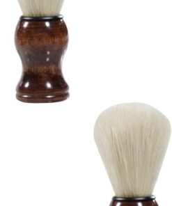 2piezas Cepillo De Afeitar Portátil Para Hombre Brocha De Limpieza De Barba Cepillo Facial y Amigable La Piel Para Cuidado Barba y