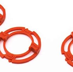 Anillo de bloqueo (placa de retención, soporte de cuchilla) para cabezales de afeitado Philips modelo/tipo SH70 y SH90 (color naranja) para afeitadoras Series S7000 y S9000 (y repuesto RQ12