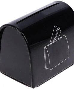 Estuche para Desechar Hojas De Afeitar, Caja De Almacenamiento Segura para Afeitadoras, Caja De Almacenamiento Portátil para Desechar Hojas De Afeitar.