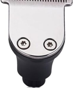Cabezal de Repuesto Eléctrica de Barba de Metal Afeitadora | 4 Peines Incluidos, Plata, Uso en Casa y Salón Profesional, Limpieza Agua