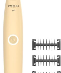 Supreme Trimmer Testii Body Groin Bikini Trimmer STH120 - 90 min de tiempo de funcionamiento, mojado y seco, multigroomer eléctrico inalámbrico para zonas sensibles, cuchillas de cerámica seguras para