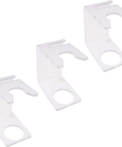 Ciieeo 3 Piezas Soporte para Maquinilla de Afeitar y Brochas de Afeitar, Organizador de Acrílico, Diseño Invertido, para Baño, Hombres