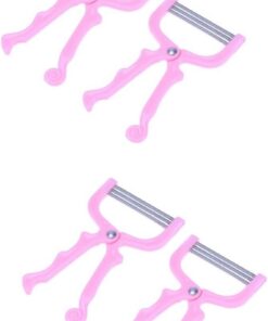 Healeved 2juegos Removedor Manual De Vello Facial Depilador Eficaz De Inoxidable y Herramienta Práctica Para Cara y Cuerpo Para Mujeres