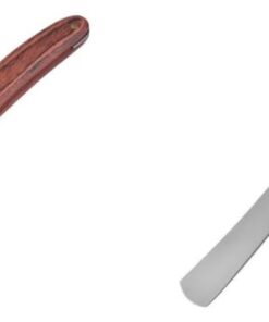 VALICLUD 2 Piezas afeitadora manual recortadora recogedor de barba para afeitar Hombres peluquería Herramienta de aseo de barba y bigote moldeador de barba madera coloreada