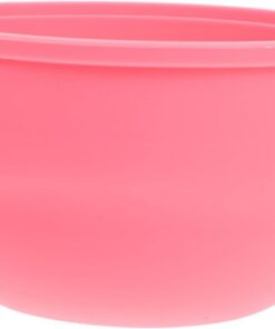 ULTECHNOVO Cuenco de Silicona para Derretir Cera Rosa, Recipiente Interior Antiadherente Resistente al Calor, Herramienta Compacta para Depilación y Calentador de Cera en Cuidado Personal