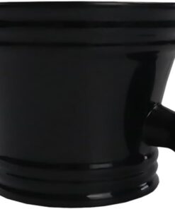 ULTECHNOVO Tazón de Afeitar Portátil para Hombre Base Estable y Material Abs Resistente Adecuado para Uso en Viajes y Afeitado Cómodo