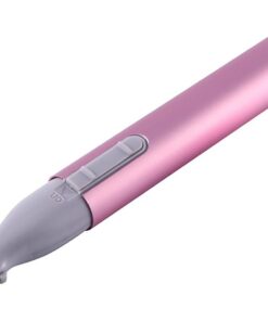 Cortapelos eléctrico rosa, herramienta de belleza para mujeres + cepillo de limpieza y peine de cejas, fácil de llevar, adecuado para cara, brazos y piernas [depilación]