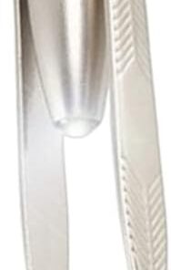 VALICLUD Pinzas para Depilar Cejas Luz LED Compacta de Acero Inoxidable para Mujer, Herramienta Iluminadora Portátil para Maquillaje Facial y Precisión