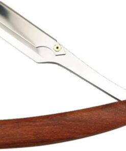 Maquinilla de Afeitar Manual Vintage de Metal para Hombre sin Cuchillas | 1 Pieza, Intercambio de Hoja, Portátil y Ahorra Espacio, Uso en Barberos y Salones, para Vello Fino y Corto