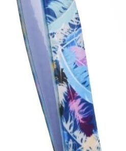 Pinzas para depilación facial, precisión para mujeres y hombres, perfectas para cejas, vellos encarnados y astillas, acero inoxidable con acabado brillante (arcoíris azul)