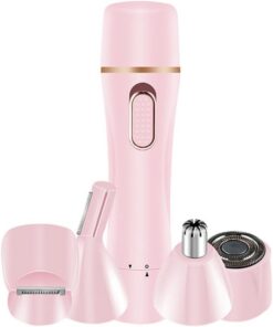 Ciieeo Depiladora Eléctrica Cabezal Giratorio Desmontable para Mujer Multifunción Carga USB y Fácil Limpieza, Diseño Compacto y Portátil