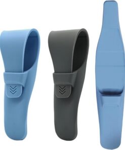 Funda de silicona para maquinilla de afeitar de viaje, funda de seguridad de goma, funda de transporte portátil impermeable (2 unidades B)