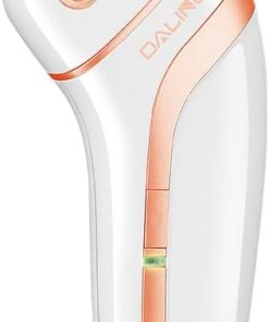 Depiladora de carga USB blanca y naranja para mujer, kit de depilación eléctrica, depiladora de pelo inalámbrica para mujeres con cabezal de depilación y cabezal de afeitadora, para cara, axilas
