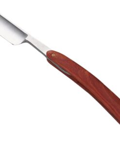 OUNONA de Afeitar Manual para Hombres con Escala de Madera Natural Inoxidable para Peluquerías y Doméstico de Usar