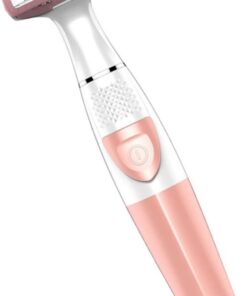 Depiladora Eléctrica para Mujer Rosa Abs, Afeitadora Femenina | Uso Personal y Profesional, Funciona Pila Aa No Incluida, Herramienta Práctica para Vello Corporal