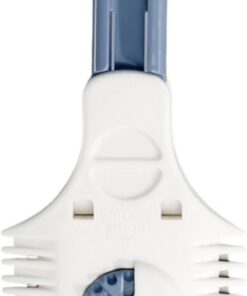 MAGICLULU Tijeras de Entresacar para Cortar el Cabello Peine Cortador de Pelo de Plástico Azul, Herramienta de Recorte Manual para Uso en Casa y Cuidado de Pelucas