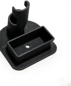 Soporte de plástico manual para maquinilla de afeitar para encimera de baño, organizador de artículos de tocador
