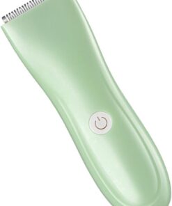 Cortapelos Bebés Recargable Acero Inoxidable y Abs | Verde Claro, Uso Seguro y Manejo Sencillo, Recorte para Recién Nacido y Mantenimiento del Cabello