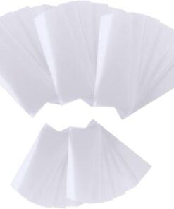 Papel Depilatorio en Tiras 5 Bolsas Blanco de Tejido No Tejido | Uso en Salón y Hogar, para Vello Corporal y Pies, Formato para Mujeres, 5 Bolsas