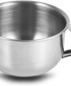Taza de afeitar de acero inoxidable, taza de jabón para afeitar para hombres, taza de afeitar suave, herramienta de espuma limpiadora para afeitar con aislamiento térmico para crema de jabón de afeita
