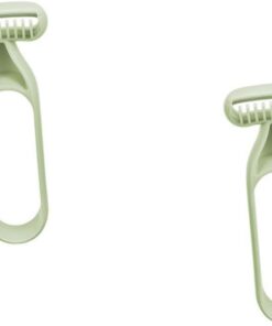Happyyami 2 Piezas Recortador de Corporal Portátil para Mujeres Afeitadora Manual de Piernas y Axilas Herramienta de Depilación y Duradera Color Verde Matcha