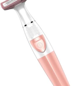 Afeitadora Eléctrica para Mujer Recargable, Recortadora de Pelo Rosa de Abs para Uso Personal y Profesional, Práctica y Conveniente