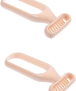 Happyyami 2 Piezas Recortadora Manual de Corporal para Mujeres Afeitadora de Piernas y Axilas Herramienta de Depilación con Diseño Ergonómico Material Uso Seguro y Duradero para Cuidado