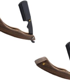 VALICLUD 2 Soportes Para Afeitadora De Cejas Cortador De Barba Manual Soporte Para Afeitadora Portátil Herramienta Plegable Para Recortar Barba De Madera