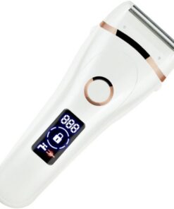 STOBAZA Recortadora de Pelo para Mujer USB Recargable Resistente al Agua, Tamaño Compacto, Eléctrica Portátil para Depilación Facial y Corporal, Ligera y Ergonómica para Uso en Casa