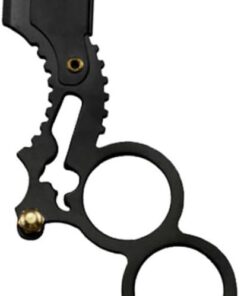 Maquinilla de Afeitar de Doble Anilla Manual Plegable de Acero Inox Negro | Maquinilla de Afeitar de Doble Anilla, sin Cuchilla, para Barba, Contorno y Rasurado