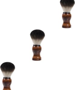 Healeved 3piezas Cepillo De Afeitar Portátil Para Hombres y Para Cuidado Diseño Profesional y Nylon