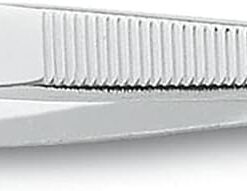3 Claveles 2244 Pinza Depilar, Sesgada Ancha, Punta Oro, 8 cm