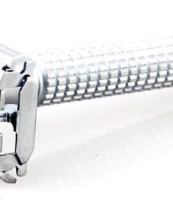 EASO MAGNO Epsilon Butterfly Safety Razor Matt Silver