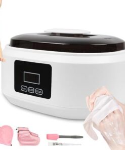 Calentador de cera de parafina para manos y pies con control de temperatura de doble velocidad, gran capacidad, baño de parafina de fusión rápida para uso doméstico y de salón, promueve una piel suave