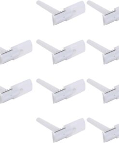 GANAZONO 50 Piezas Afeitadoras Desechables para Cuerpo Cuchillas de Doble Filo para Depilación de Axilas y Piernas Ergonómicas y