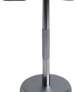 ROCKWELL RAZORS Soporte para afeitado, cromo plomizo