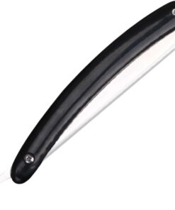 ULTECHNOVO Soporte del Manual de Maquinilla de Plástico para Afeitar Negro, Ligero Ahorrador de Espacio Corto Obsequio Día Padre y Adecuado para Cabello Patillas