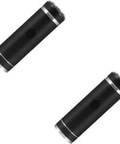 VALICLUD 2 Piezas Maquinilla De Afeitar Soltero Maquinillas De Afeitar Para Hombres Cabello Motorizado Recargable Mujer Para Barba Black Abs