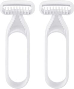 STOBAZA 2 Piezas Recortador de Vello Corporal para Mujeres, Afeitadora de Axilas y Depilador para Axilas, Resina, Portátil, Reduce la Irritación Piel, Uso Diario y Viaje